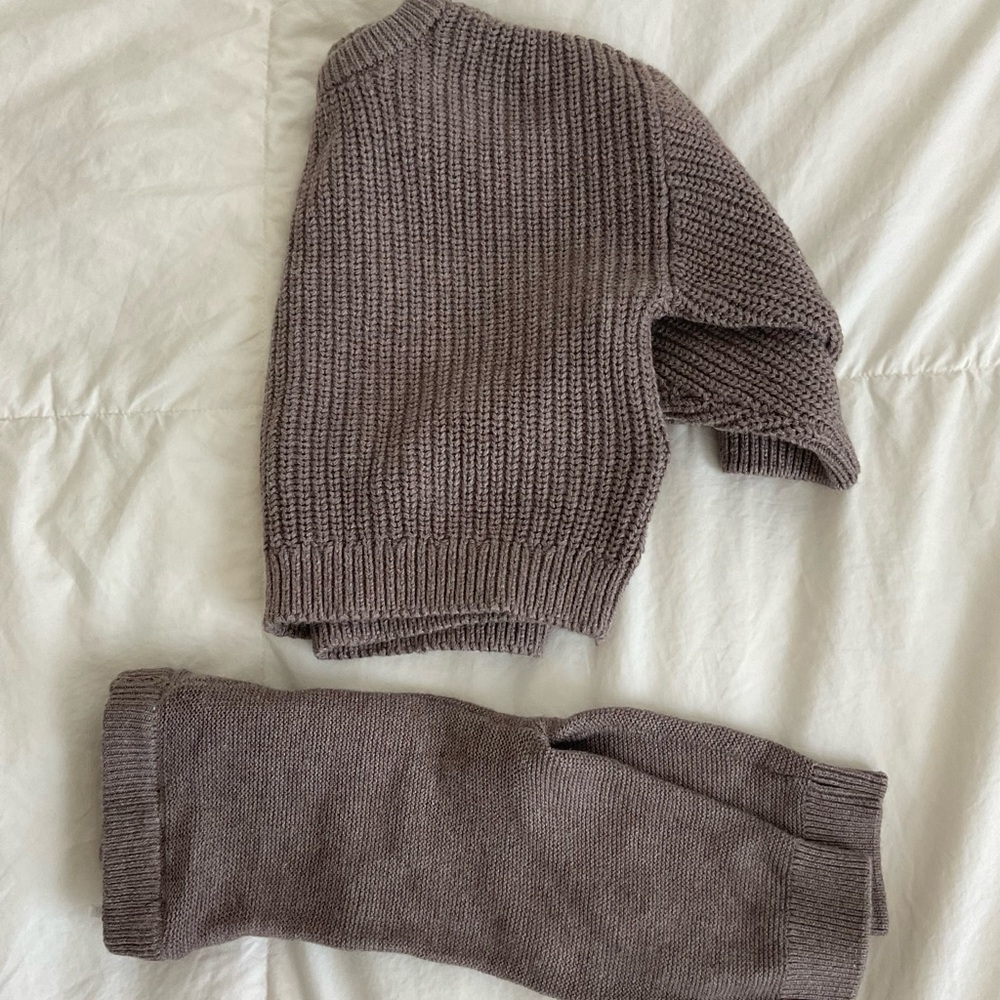 H&M KIDS 2-PIECE COTTON KNIT SET - Picture 2 of 4
